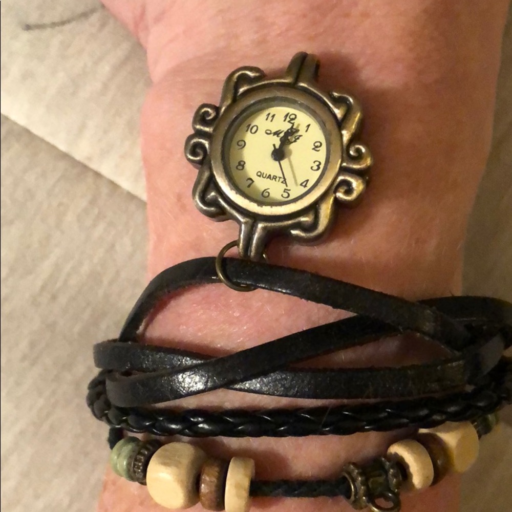 Leather Watch bracelet